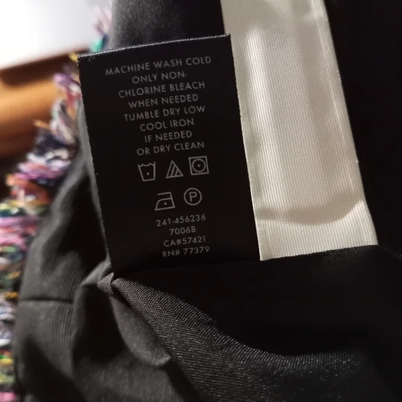 Ann Taylor Textured Mixed Tweed Zip Pocket Jacket In Black Multi Color s… - Picture 12 of 14